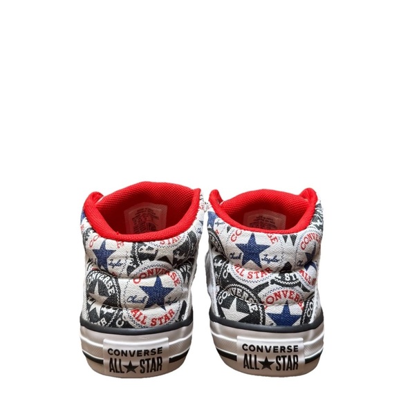 Converse Chuck Taylor All Star Axel Patchwork White Red Blue Shoes Boy Unisex 13 - Picture 5 of 9